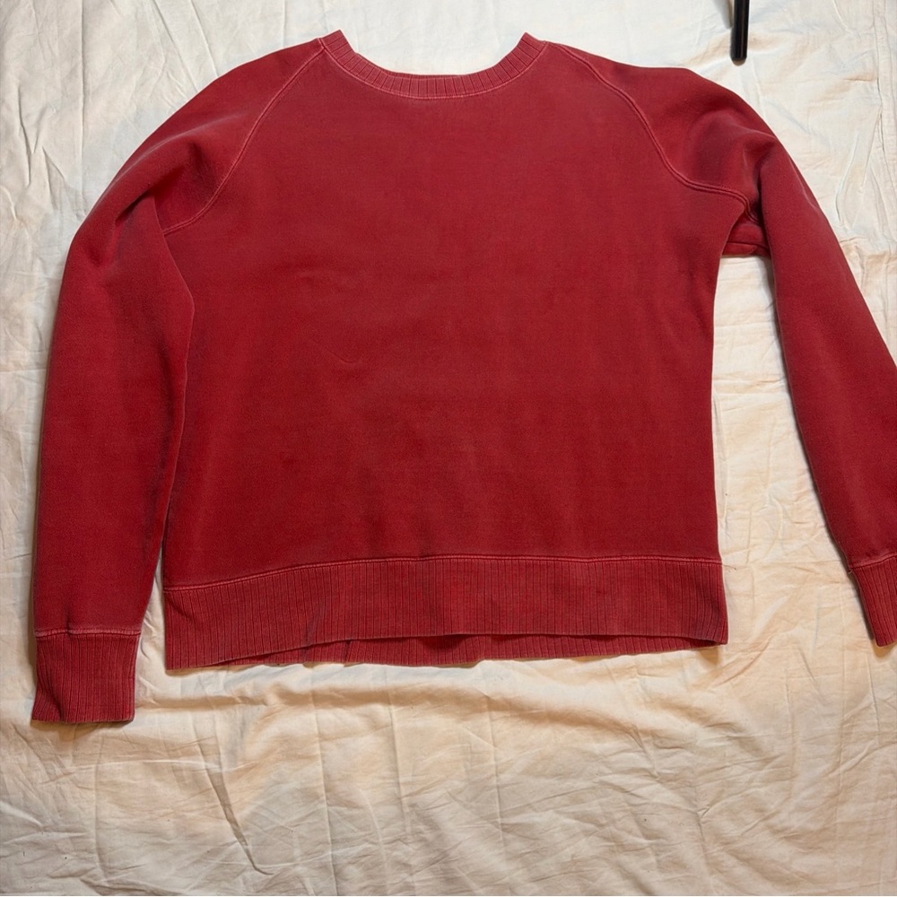 Vintage red cotton-blend sweatshirt by Limited America Size Large